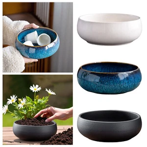 Bowl Planter Bowls For In Water Indoors Bonsai Bowl Flower Ceramic Planters For - Picture 1 of 18
