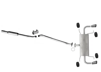 Weld On Exhaust Muffler Resonator Pipe for 2014-2017 Mazda 6 2.5L Chrome Tips - Image 1 of 4