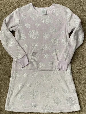 Nuevo con etiquetas Camisón Falls Creek Niñas Púrpura Brillante Copos de Nieve Suave Vellón Talla M 7/8 Foto 1 de 4