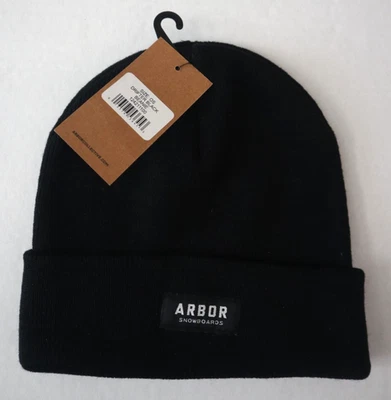 Arbor 124211100 Unisex O/S Drifter Negro Snowboard Gorro Foto 1 de 4