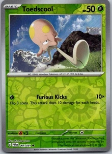 Toedscool SV: Paldean Fates 004/091 Reverse Holo - Picture 1 of 2