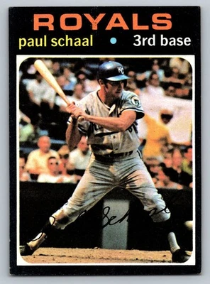 1971 Topps #487 Paul Schaal Kansas City Royals Foto 1 de 3