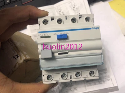 1Pcs New Hager circuit breaker CDA440D 4P/40A/30mA - Image 1 of 2
