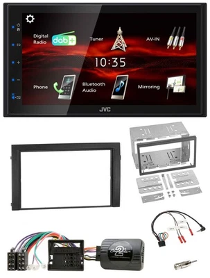 JVC USB Bluetooth Lenkrad DAB 2DIN Autoradio für Skoda Fabia 6Y 2004-2007 Quadlo - Bild 1 von 4