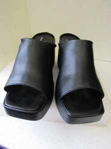 Jolana & Fenena Plateau Pantolette, Leder, Schwarz, Neu, Gr. 41 - Bild 1 von 10