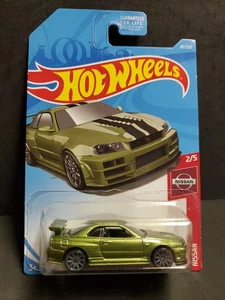 2019 Hot Wheels Nissan Skyline GT-R (BNR34) grün #45/250 - Bild 1 von 3