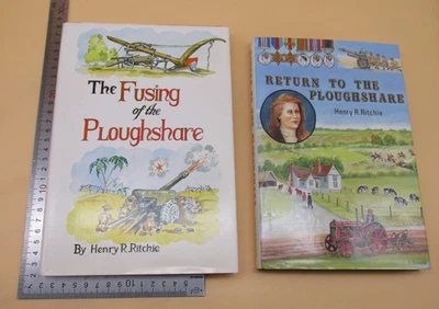 2 Henry R Ritchie Fusing The Ploughshare Return Ploughshare HB 1st 1987 Signed - Image 1 of 4