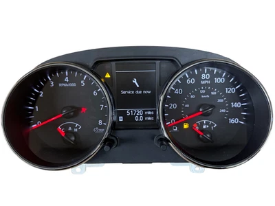 Cuadro de instrumentos velocímetro panel de instrumentos Nissan Rogue 2012-2015 51.720 millas Foto 1 de 4