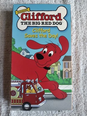 Clifford the Big Red Dog - Clifford Saves The Day VHS Tape 2001 Kids Cartoon - Image 1 of 3
