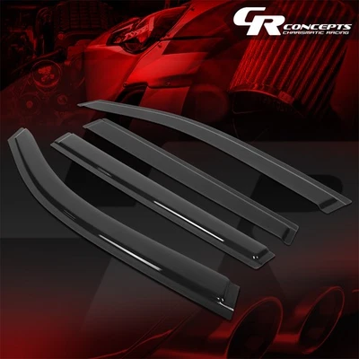 4 piezas cinta en visera de ventana protector solar deflector de lluvia para Subaru Forester 2019-2024 Foto 1 de 4