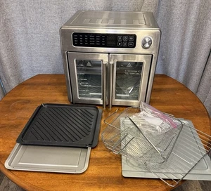 Emeril Lagasse Stainless Steel French Door 26 Quart AirFryer FAFO-001 ***READ*** - Picture 1 of 18