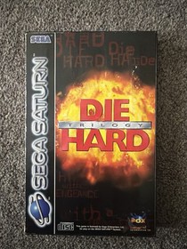 Vintage Sega Saturn Die Hard Trilogy Game Complete With Manual PAL Tested