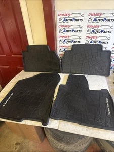 Hyundai Santa Fe 2023 Rubber Floor Mats Set Of 4 In excellent condition  - Picture 1 of 5