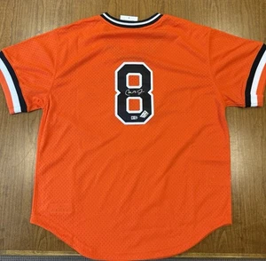 Autographed Cal Ripken Jr. Orioles Signed  Jersey Mitchell & Ness Fanatics - Picture 1 of 3