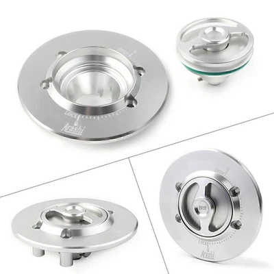 Серебряная крышка топливного бака с ЧПУ подходит для BMW S1000RR 2010-2018 /S1000R 2015-2018 - Изображение 1 из 4