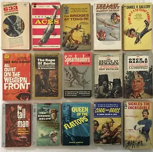 Historical Military War Paperback Books Lot of 15 - WW2 / Vietnam / Korea - Picture 1 of 12