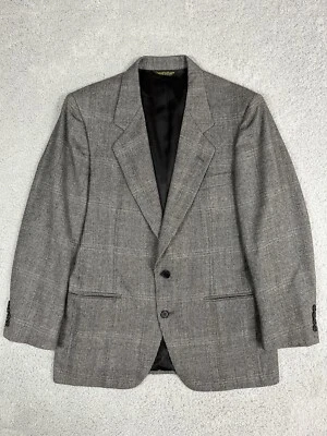 Men’s Vintage Pierre Cardin Wool Blazer Suit Jacket 38R - ACTWU Union Tag USA - Image 1 of 4