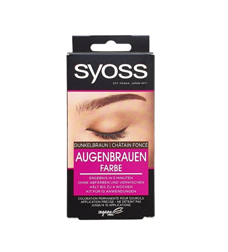 Syoss/Augenbrauen-Kit Augenbrauenfarbe "Dunkelbraun" 17ml/Haarfarbe - Bild 1 von 1