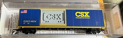 N Scale MTL 60' Rivot Side Excess Hgt CSX Honor Boxcar #CSXT 4024 - Image 1 of 3