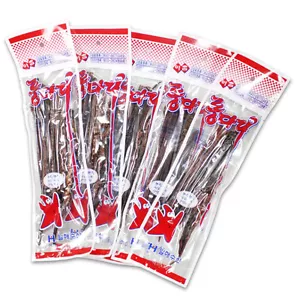 Getrocknete und gewürzte Tintenfischbeine 5er-Pack LANGER DARI köstliches koreanisches Snack-Essen - Bild 1 von 1