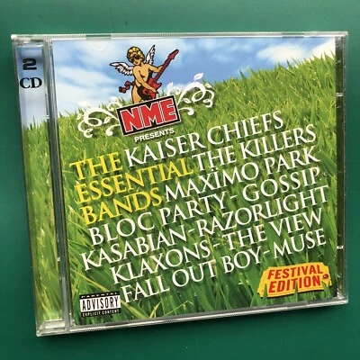 ESSENTIAL BANDS (Festival Edition) Indie Rock 2CD Kaiser Chiefs Killers Muse NME - Imagem 1 de 4
