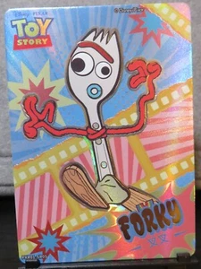 Forky SR Rare Card Disney 100 Pixar 37th Anniversary Oscars Karte Fun Toy Story - Bild 1 von 4