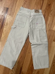 Tage Old Navy Lids Carpenter Pants Size 14 Beige - Picture 1 of 6