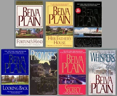 Romance Family Sagas Lot of 7 Paperback by Belva Plain Foto 1 de 4