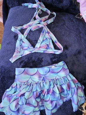 Dog "Mermaid Scales"  Bikini.   Size ~Small - Image 1 of 4