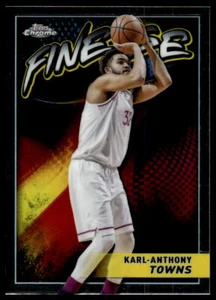 2023-24 Topps Chrome Karl-Anthony Towns #F-19 Finesse - Picture 1 of 2