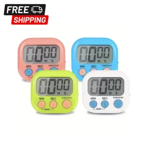 1pc Multi-Function Digital Timer - Magnetic, LCD Display, Countdown for All Uses - Picture 1 of 7