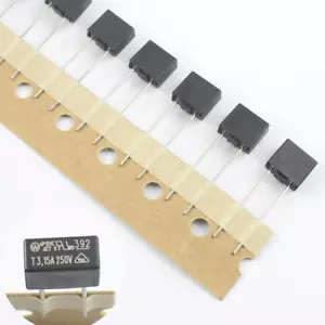 5Pcs Littelfuse 392 TE5 Slow Blow Radial Lead Square Fuse 250V 3.15A T3.15A - Picture 1 of 5