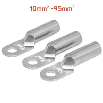 Crimp Ring Terminal Wire Cable Lug Copper Aluminium Electric Connector 10-95mm² - Image 1 of 4