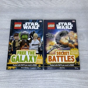 Lego Star Wars Book Lot: Secret Battles & Free The Galaxy Hardcover DK NICE! - Picture 1 of 12