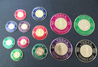 TONGA GOLD COIN STAMP SET UNUSED LOT NEW 13 DIFFERENT 1963