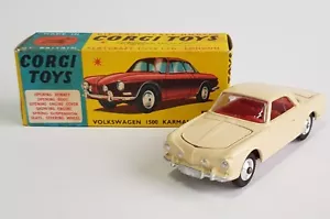 Corgi Giocattoli No. 239, Volkswagen 1500 Karmann Ghia Superbo V Quasi Nuovo - Foto 1 di 15