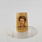 Vintage Wooden Thimble Princess Margaret 