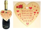 Valentinstag Geschenke für sie I Love You Ehemann Frau Holz Herz Plakette