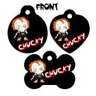 Pet ID Tag Chucky Personalized Custom Double Sided Pet Tag w/name & number 