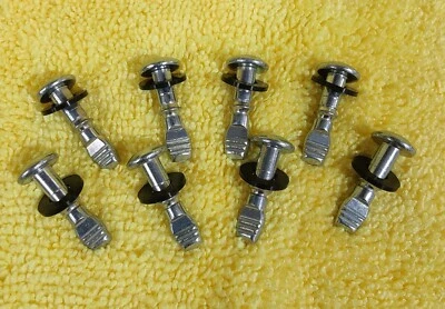 Sujetadores de carenado BMW R1100RS/R1150RS Dzus acabado níquel con arandelas de nailon 8 piezas. Foto 1 de 3