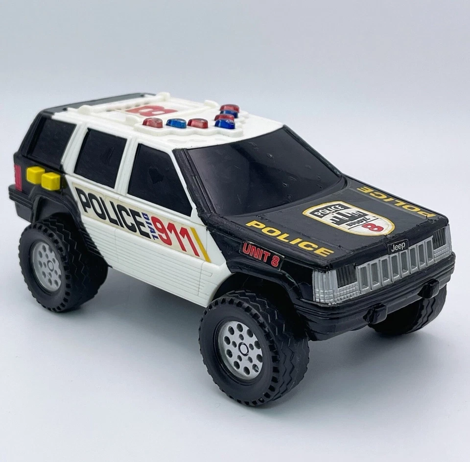 1996 Empire Buddy L Police Jeep Grand Cherokee 5.5” Battery Power Lights/Sounds - Image 1 of 4