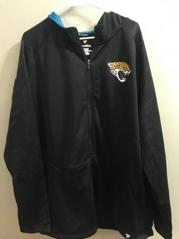 Fanatics Jacksonville Jaguars NFL sweatshirt size 3X zip up jacket New!  mens Cover