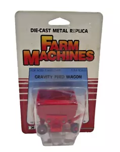 Ertl Die Cast Vintage Farm Machines Red Gravity Feed Wagon 1 / 64 Scale - Picture 1 of 6