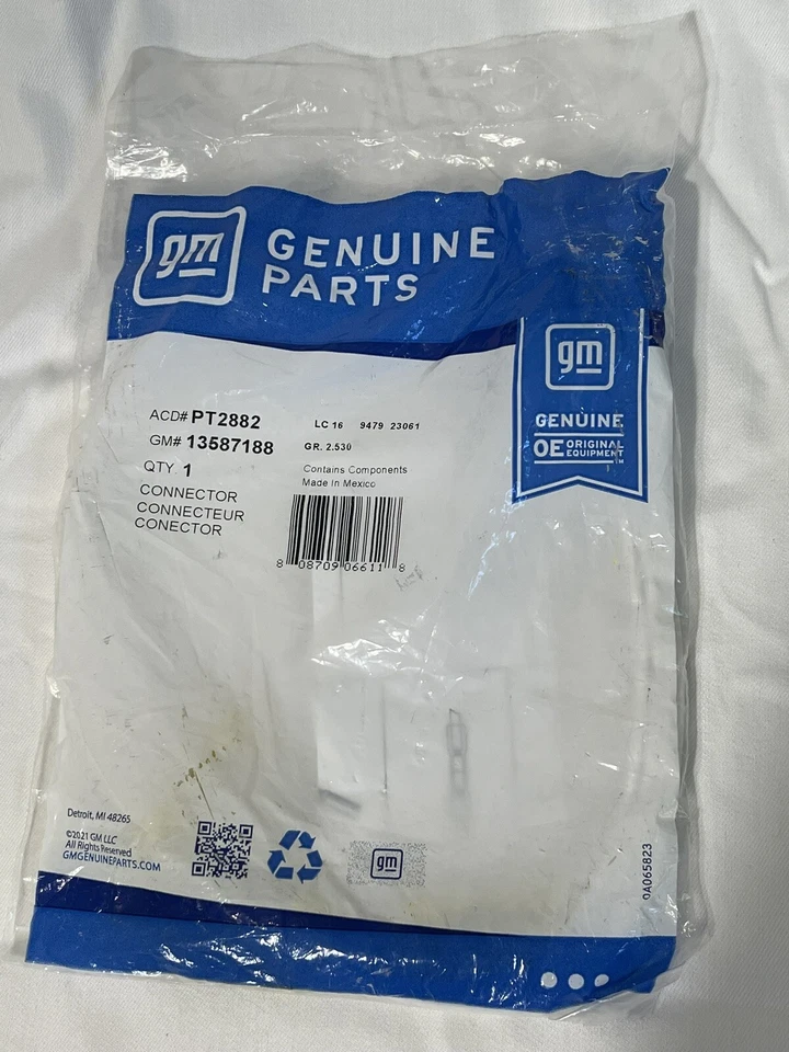 GM PT2882 13587188 GM Equipo Original Multiusos Coleta PT 2882 Foto 1 de 4