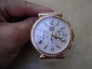 Milus Zetios 18K Rose Gold Chronograph, 45 mm!!! - Picture 1 of 17