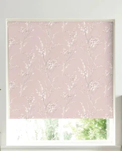 Laura Ashley Roller Blind "Pussy Willow Blush Pink" Blackout- 60cms x 162cms - Picture 1 of 1