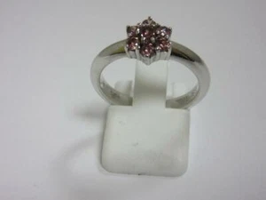 Geschäftsauflösung - Esprit - Silberring mit pinkfb. Strasssteinen (925er) S1550 - Picture 1 of 2