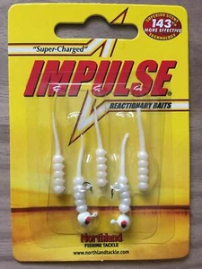 Northland Ice Fishing Tackle Impulse Jig'n Tail Slug Bug - Elige Color - ¡NUEVO! - Imagen 1 de 5