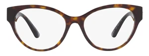 Versace VE 3313 108 Eyeglass Frames Women's Havana 100% Authentic & New - Picture 1 of 3