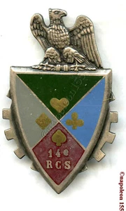 TRAIN. 14 eme Rgt de Commandement et Soutien, RCS. G.2566. Fab. Drago Paris - Imagen 1 de 2